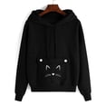 thumbnail image 7 of Yteetum Hoodies for Women Oversized Drawstring Front Carry Pet Pouch Pullover Hooded Sweatshirts Womens Pet Graphic Print Loose Pet Big Pockets Long Sleeve Hooded Sweatshirt Fall Clothes Clothes, 7 of 7