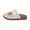 White, variant on Woven Flat Sandals for Women Slip on Mesh Flats with Bow Knot Decoration Round Toe Espadrilles Slides Summer Mules Trendy White Size 38