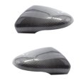 thumbnail image 3 of Reemplazo de la cubierta de plástico del espejo retrovisor del lado de la puerta para Golf 6 MK6 2009-2012, negro brillante, izquierda, 1 pieza Bombillas para automóviles 1 par de patrones de carbono Riwesomey VI001330-06B, 3 of 6