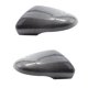thumbnail image 3 of Reemplazo de la cubierta de plástico del espejo retrovisor del lado de la puerta para Golf 6 MK6 2009-2012, negro brillante, izquierda, 1 pieza Bombillas para automóviles 1 par de patrones de carbono Riwesomey VI001330-06B, 3 of 6