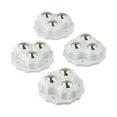 thumbnail image 4 of 4PCS Caster Wheel Swivel Paste for 360 Degree Rotation Storage Box Furniture white, 4 of 9