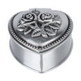 thumbnail image 1 of Dekaim-joyero De Metal, Estilo Europeo Innovador, Vintage, Exquisita Rosa, Relieve 3D, Mini Almacenamiento De Baratijas Bo(Corazón), 1 of 14