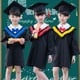 thumbnail image 5 of Vestido de graduación para niños y gorra con borlas para cosplay, actuación de fotografía, jardín de infantes (azul, altura adecuada 120 cm), 5 of 6