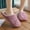 Purple, variant on Kiplyki Soft Bottom Mute Home Indoor Slippers Couple Cloth Home Non-slip Slippers, Flocking Upper Warm Plush Slippers