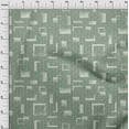 thumbnail image 4 of oneOone Polyester Spandex Dusty Teal Green Fabric Abstracts Sewing Craft Projects Fabric Prints By Yard 56 Inch Wide, 4 of 5