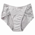 thumbnail image 6 of Womens Cotton Underwear Sexy Lace Panties Soft Breathable Underwear 4 Pack, 6 of 8