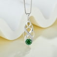 thumbnail image 3 of Lwsary Infinity Necklace for Women Sterling Silver Celtic Knot Pendant Good Luck Polished Jewelry, 3 of 4