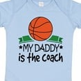 thumbnail image 4 of Inktastic Basketball My Daddy is the Coach Boys or Girls Baby Bodysuit, 4 of 5