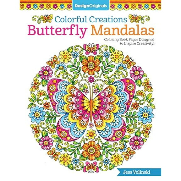 Pre-Owned Colorful Creations Butterfly Mandalas: Coloring Book Pages Designed to Inspire Creativity! (Paperback) 1497202612 9781497202610