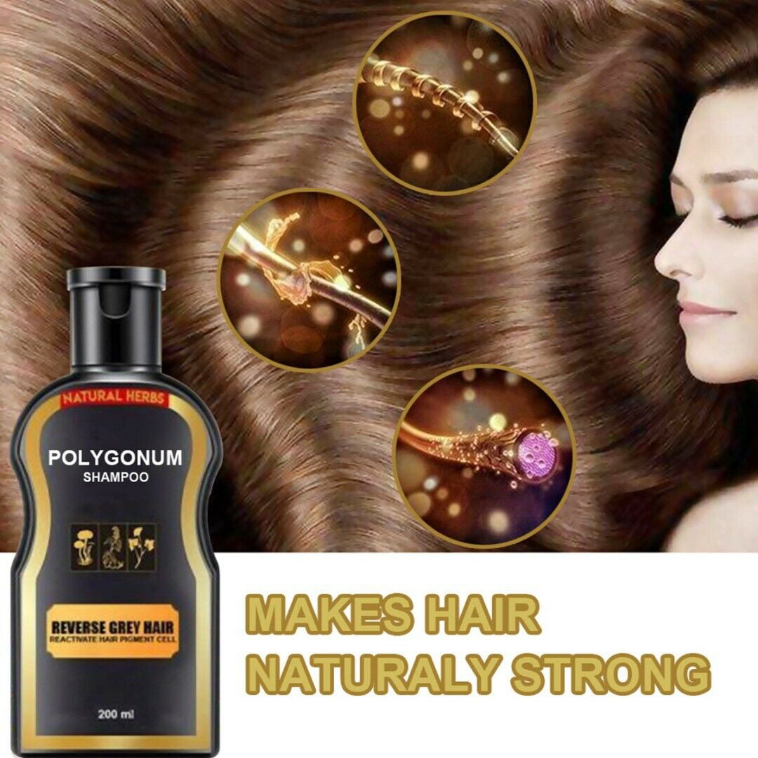 Hair Darkening Shampoo Bar Gray Hair Reverse Natural Polygonum Essence Care  200g 