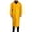Yellow, variant on Mens Big and Tall Hooded Rain Poncho Waterproof Zipper Raincoat Lightweight Raincoat with Reflective Strips