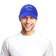 thumbnail image 6 of DALIX Surf Venice Beach Ball Cap Embroidered Hat in Royal Blue, 6 of 7