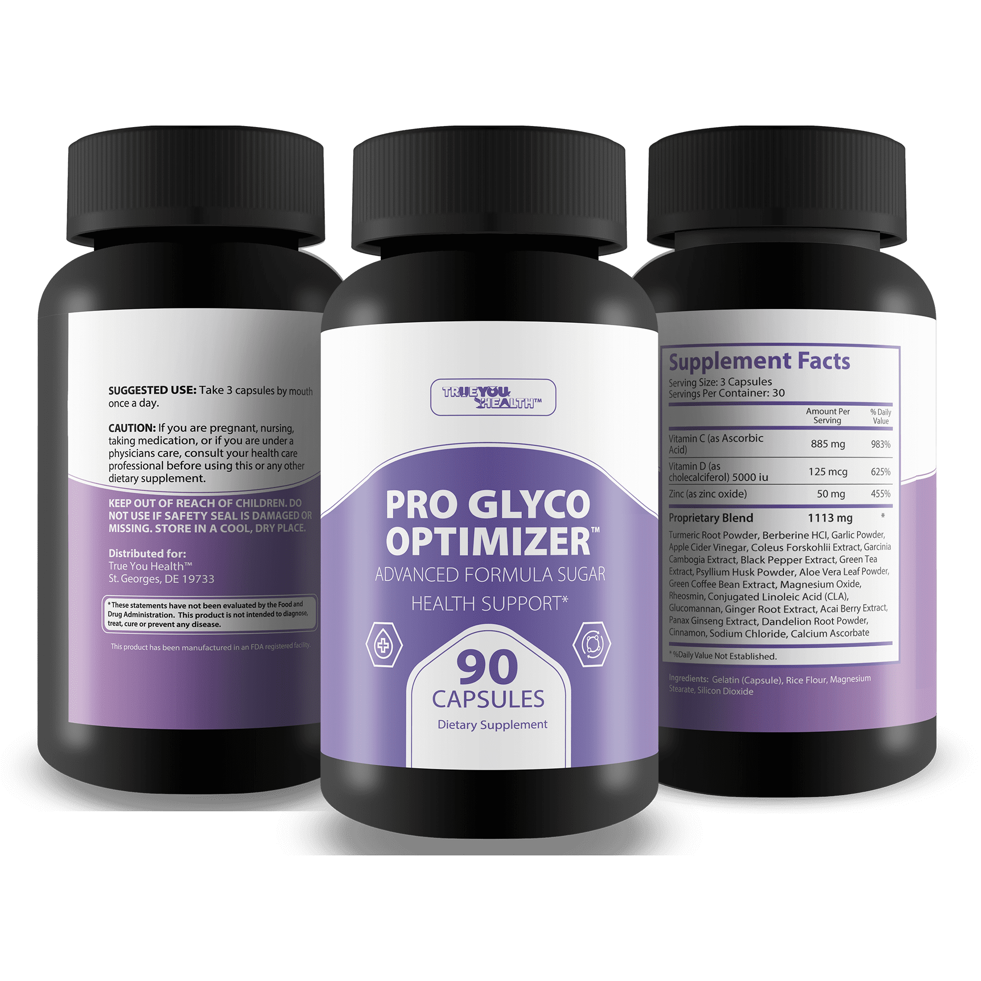 Pro Glyc0 Optimizer - Our Best Sugar Health Support Supplement - Our Best Overall Blood Health & Blood Circulation Support Supplement - Natural Blood Balance Blood Booster Pills