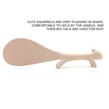 

Jianshyue Squirrel Rice Spoon Straw Rice Spoon Non-stick Rice Spoon Cute Rice Spoon TablewareY2208308112