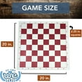 thumbnail image 3 of WE Games Plateau d'Échecs en Vinyle à Rouler pour Tournoi - 20 Pouces, 3 of 7