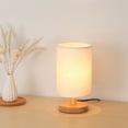 thumbnail image 3 of Mchoice Bedside Lamp Night Light Warm White Gift Wood Table lamp , Home & Garden LED Light, 3 of 7