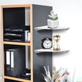 thumbnail image 3 of Floating Corner Shelves, Easy Installation, Large Space For Storage, Acrylic Material, Versatile For Bedroom, Living Room, Bathroom, 3 of 8
