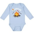 thumbnail image 3 of Inktastic I Love Camping- Campfire, Hot Dog, Marshmallows Boys or Girls Long Sleeve Baby Bodysuit, 3 of 5