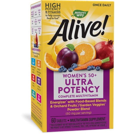 UPC 033674156926 product image for Alive! Women s 50+ Ultra Potency Complete Daily Multivitamin Tablets  60 Count | upcitemdb.com