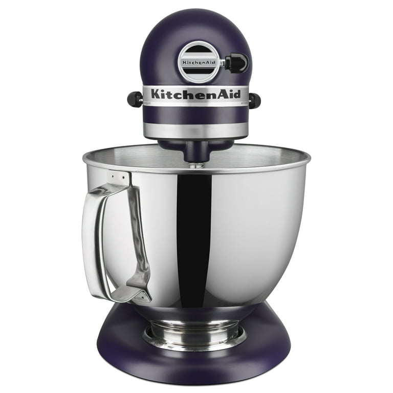 KitchenAid Artisan Series 5 Quart Tilt Head Stand Mixer Matte Black Violet KSM150PSBV Closeout