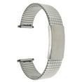 thumbnail image 1 of Bandini Bracelet de Montre Extensible en Acier Inoxydable Ton Argent 22 mm pour Hommes, Extrémité Droite, Longueur Ajustable, Bracelet de Montre Extensible en Métal, Sans Boucle, 1 of 1