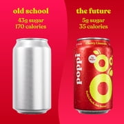 poppi Cherry Limeade Prebiotic Soda, 12 fl oz, 4 Pack Cans