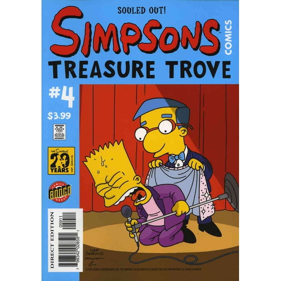 Simpsons Comics Treasure Trove (Bongo) #4 VF ; Bongo Comic Book