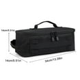 thumbnail image 1 of Multifunctional Tools Storage Bag Camping Tent Peg Nails Rope Box Waterproof Oxford Cloth Storage Bag Travel Storage Bag Style B Black, 1 of 6