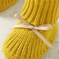 thumbnail image 5 of Baby Shoes + Gloves Set Knit Newborn Girls Boys Boots Mitten Fashion Butterfly-knot Toddler Infant Slip-On Bed Shoes Hand Made, 5 of 7