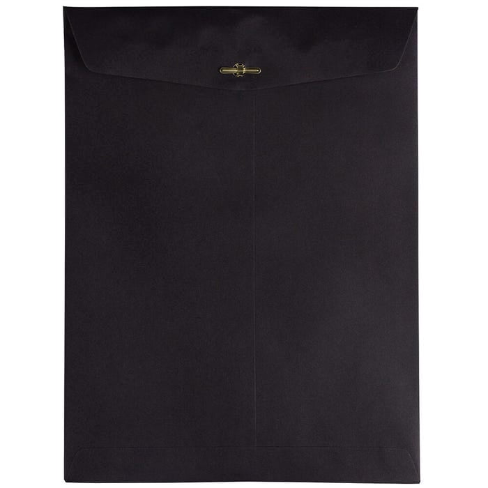 JAM Paper 9 x 12 Clasp Envelopes, Midnight Black, 200/Pack