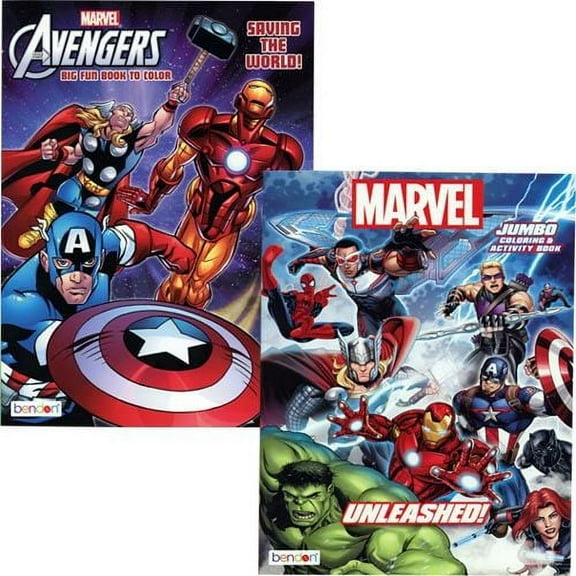 Avengers 80pg Coloring Book 2 Asstd.