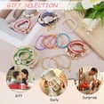 thumbnail image 4 of Conjunto de pulseras de playa de verano Uxcell Bohemio de múltiples capas con cuentas de concha y estrella de mar para mujeres, accesorios de joyería, regalos de disfraz, blanco, 4 of 5