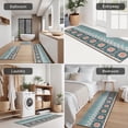 thumbnail image 5 of Blue and Pink Square Shaped Geometric Boho Pattern Kitchen Rugs Sets Of 3,Kitchen Runner Rugs Non Skid Washable,Decorative Kitchen Floor Mats for Kitchen,Sink,Laundry,17"x30"+ 17"x47" + 17"x59", 5 of 6