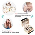 thumbnail image 4 of Crow Travel Portable Decorative Box - Square Jewelry Storage and Organizer Box for Rings, Earrings, Necklaces, and Bracelets - Suitable for Girls and Women - Necklace Organizer Box, 4 of 6