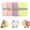 Mix-4pcs, variant on Double-Sided Bath Foaming Bag, 2 in 1 Portable Bathroom Soap Sponge Bath Sponges, Exfoliating Bath Sponges Set for Shower, Deeper Scrub and Lather