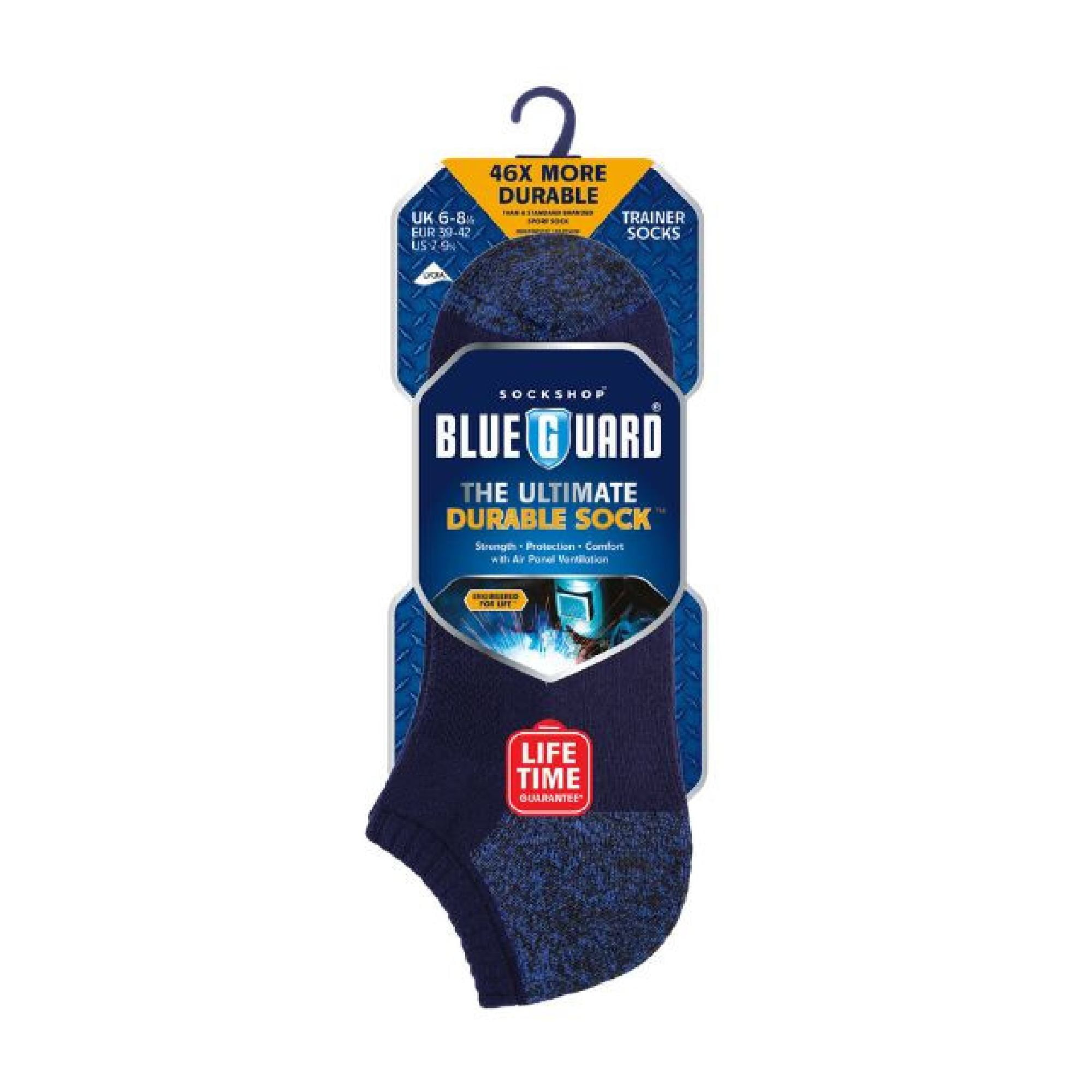 Low Cut Heavy Duty Work Socks | Blueguard | Ankle Work Socks with Heavy Duty Reinforced Heel & Toe