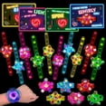thumbnail image 1 of Pulseras Fidget Spinner Thremhoo Light Up, 24 unidades, para niños, 1 of 7