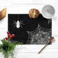 thumbnail image 2 of Halloween Placemats Set of 4, Spider Web Grey Placemats 12 x 18 Inch Fall Table Placemats Waterproof Washable for Seasonal Holiday Party Dining Decoration, 2 of 5