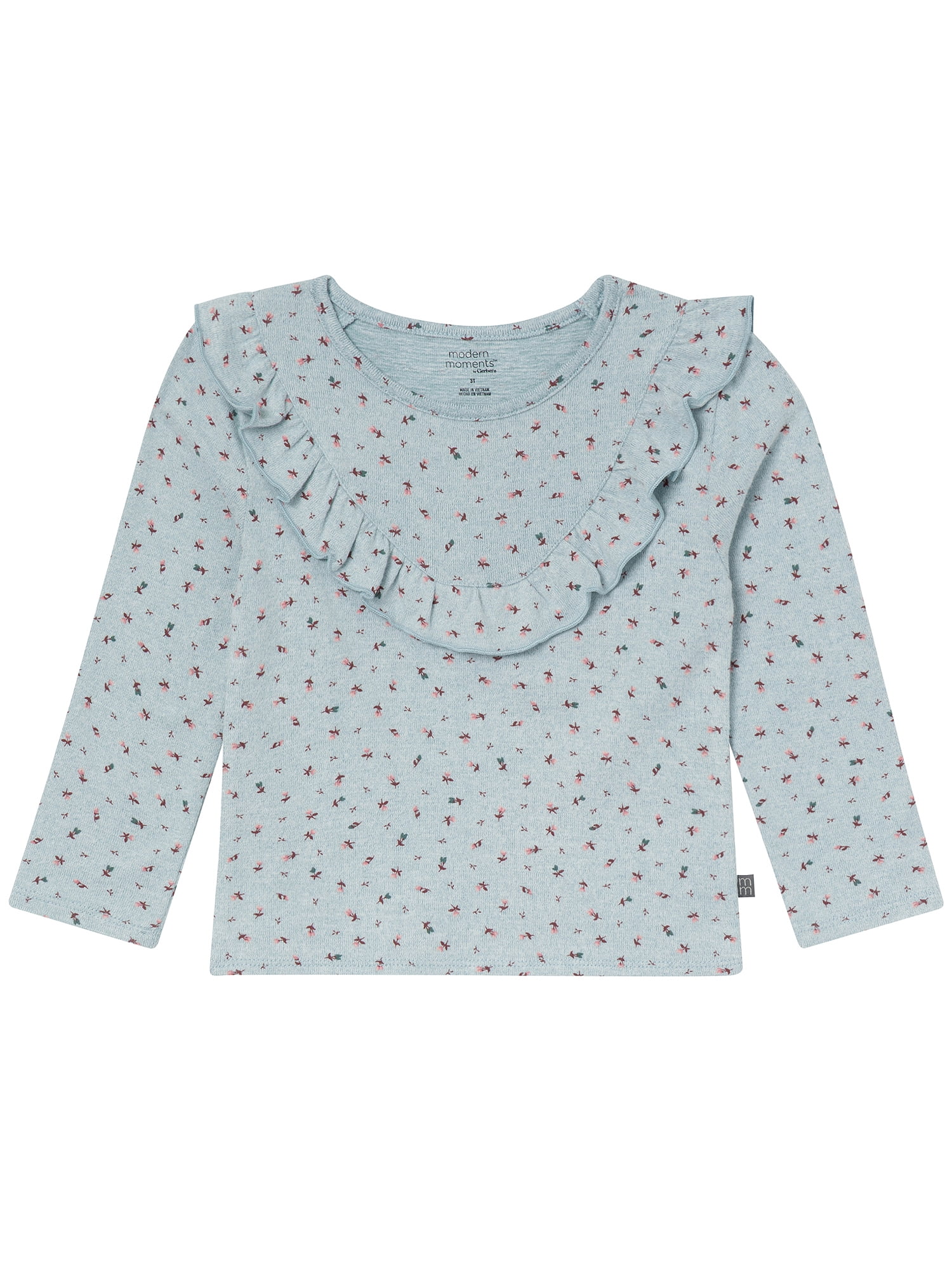 Modern Moments by Gerber Toddler Girl Ruffle Top and Legging Set, 2-Piece, Sizes 12 Months - 5T