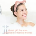 thumbnail image 2 of BRIGHTFUFU 3Ud Accesorios Para El Diademas Con Orejas De En Tela Para Cuidado Facial Y Spa, 2 of 7