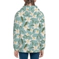 thumbnail image 6 of Kdxio Lilies Flowers Pattern Kids Boys Girls Zip Up Hoodie 3D Printed Hooded Sweatshirt Hoody Coat with Pocket 7-12 Y-Small, 6 of 6