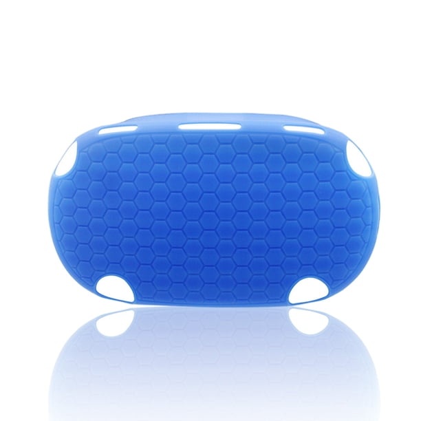 VR Auricular Frente Funda Shell Anti-Scratch Anti-Collision Silicone Protector Virtual Realidad Equipo Accesorio Gaming Suministros Azul Inevent EL005863-04