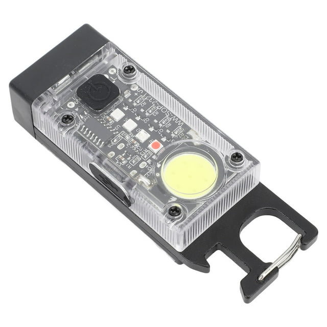 Linterna Pequeña LED COB, Versátil LED COB Recargable Mini Linterna Práctica Carga Tipo C 2 Modos De Iluminación Con Base Magnética Para Emergencia