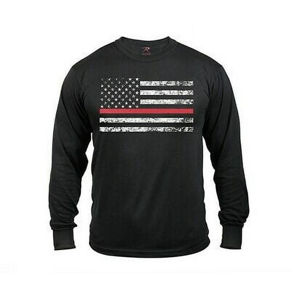 Rothco Long Sleeve Thin Red Line T-Shirt 3920