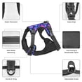 thumbnail image 6 of Fotbe blue Skull purple flower1 Pattern Dog Harness, No-Pull Pet Harness with 2 Leash Clips, Adjustable Soft Padded Dog Vest with Easy Control Handle for Large Dogs-Large, 6 of 6