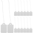 thumbnail image 3 of Miangastore 200pcs White Papers Hang Tags With String Writable Prices Tags For Jewelry Clothing Retail Display Marking Strung Tags For Labeling, 3 of 8