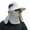 Light Grey, variant on Outdoor Hat Solid Color Neck Protection Hollow Out Super Breathable Anti-UV Men Sun Hat Riding Hat