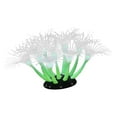thumbnail image 3 of Decoración de peces, plantas de coral de acuario artificial, paisajes, suministros de mascotas únicos de silicona accesorios de acuario de coral Verde, 3 of 8