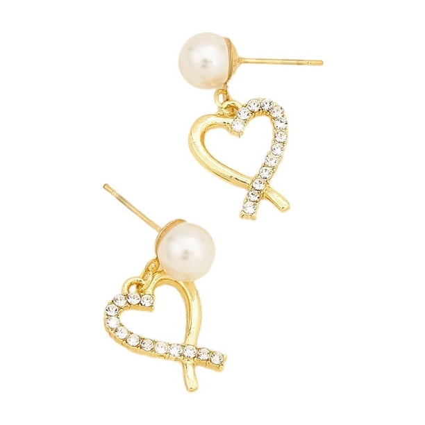 Pendientes del día de San Valentín para mujer Pendientes de corazón para niñas Pendientes colgantes de corazón Regalos del día de San Valentín para ella Pendientes de corazón