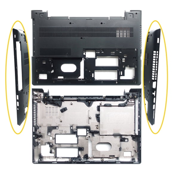 Laptop Bottom Base Case Cover FOR Lenovo IdeaPad 300-15 300-15ISK 300-15-ifi 300-15IBR 15.6" AP0YM000400 Case D no speakers
